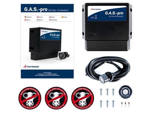 Gasmelder Thitronik G.A.S.-pro für Wohnwagen, Wohnmobil